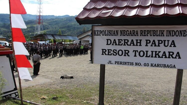Polres Tolikara Papua. (net)