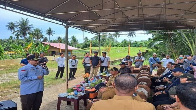 Wujudkan Ketahanan Pangan, Wamentan Minta Sektor Pertanian di Sumbar Terus Ditingkatkan 1 Wakil Menteri Pertanian (Wamentan) Arfiq Hasnul Qolbi melakukan kunjungan kerja ke Provinsi Sumbar menyerap aspirasi petani. (Istimewa)