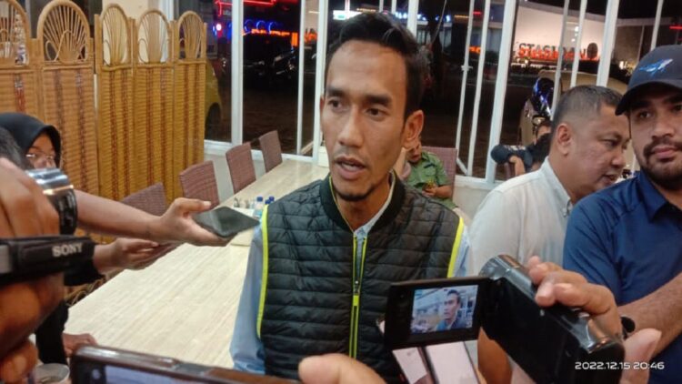 Area Manager Comm, Rel & CSR Pertamina Patra Niaga Regional Sumbagut, Susanto August Satria. (Foto Muhammad Aidil)