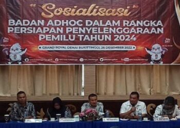 Sukseskan Pemilu 2024, KPU Bukittinggi Beri Sosialisasi kepada PPK
