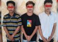 Tiga pelaku penganiayaan di kawasan Balaigadang, Kototangah, Kota Padang dibekuk polisi. (Foto: Heru Iriawan/radarsumbar.com)