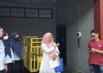 Tim dari Dinkes Kota Padang datangi dapur sehat Rutan Padang