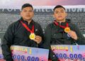 Dua anggota polisi di Sumbar dapat emas dari Kejurnas gulat