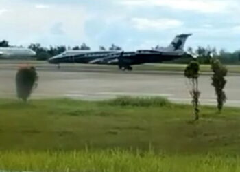 Pesawat jet yang dinaiki Anies Baswedan ke BIM