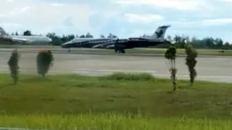 Pesawat jet yang dinaiki Anies Baswedan ke BIM