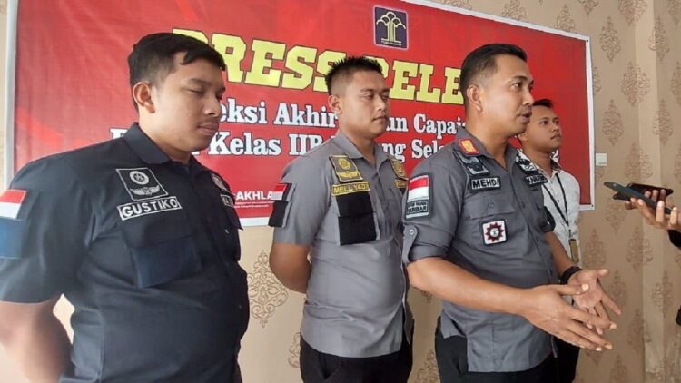 Press release akhir tahun Rutan Padang