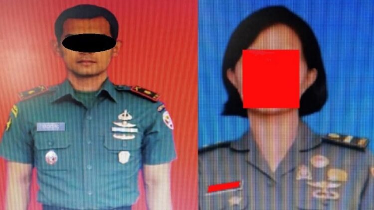 Kedua anggota TNI dalam kasus prank pemerkosaan. (Tangkapan layar media sosial)