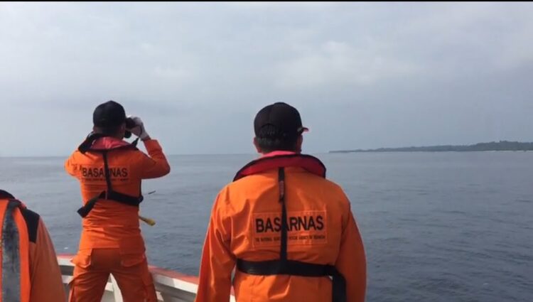 Ilustrasi upaya pencarian. (Foto: Dok. Kantor SAR Mentawai)