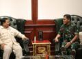 Bahas Penguatan Matra Laut, KSAL Bertemu Menhan Prabowo Subianto