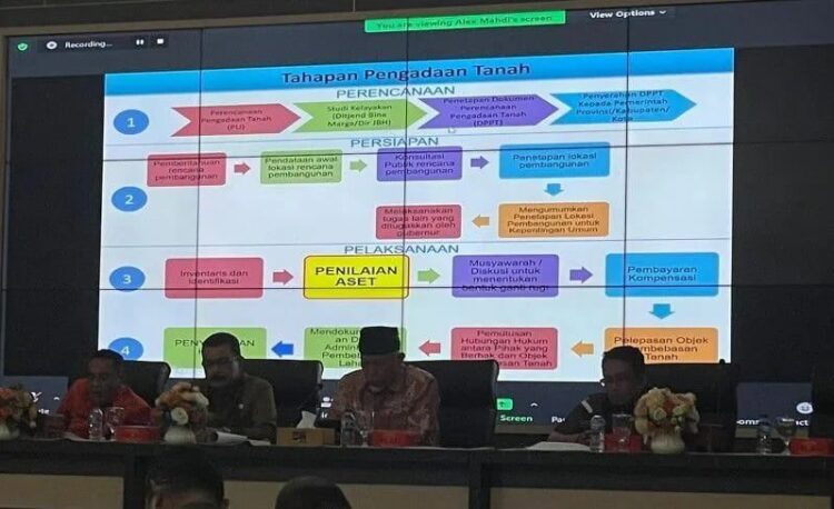 Rapat Koordinasi Pembangunan tol di Padang. (ANTARA/Miko Elfisha)
