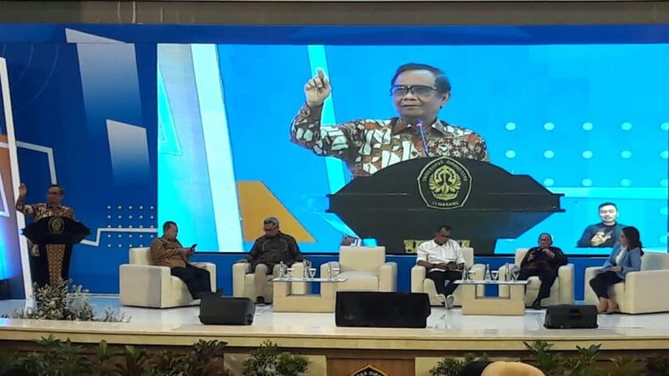 Menteri Koordinator Bidang Politik, Hukum, dan Keamanan (Menko Polhukam) Mahfud Md. (Foto: Jhon InfoPublik).