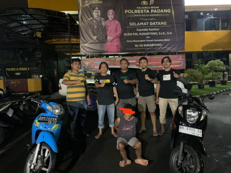 Kabur Beberapa Bulan, Pelaku Curanmor Dibekuk Tim Klewang di Padang 1 IMG 20230122 175746