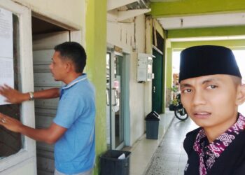 Ketua Panwascam 2 x11 Anam Lingkuang Rezky Yulia Wendra buka Pendaftaran jajaran Adhoc Pengawas Kelurahan, Desa atau Nagari. (Dok. Pribadi)