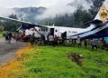 Bawa 11 Penumpang, Pesawat SAM Air tergelincir di Puncak Papua 7 Pesawat SAM Air tergelincir di Puncak Papua. (Dok. Istimewa)