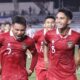 Selebrasi Marselino Ferdinan usai cetak gol ke gawang Filipina.