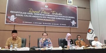 KPU Sumbar Tetapkan 9 Balon DPD RI Ini Lolos Verifikasi Administrasi