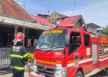Korsleting Listrik, 1 Rumah di Padang Nyaris Terbakar