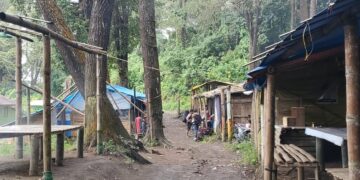 Kondisi terkini di jalur pendakian Gunung Marapi. (istimewa)