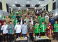 Kaderisasi Raya PW GP Ansor Sumbar Dihadiri Ratusan Peserta 6 Pengurus GP Ansor foto bersama pengurusa Sumnbar dan jajaran penasehat serta undangan. (Dok. Istimewa)