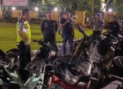 Ratusan Motor dengan Knalpot Brong Dikandangkan Polisi di Padang
