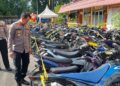 Januari 2023, Polisi Kandangkan 137 Kendaraan yang Langgar Aturan 7 Ratusan kendaraan langgar aturan diamankan Polresta Padang. (Dok. Humas)