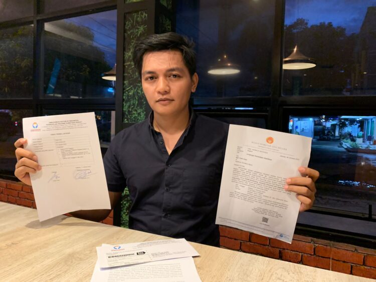 Penasihat hukum suami dosen Unand yang melaporkan ke tiga lembaga negara terkait gugatan cerai istrinya. (Foto: Istimewa)