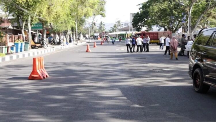 Cegah Pungli, Pemkab Tanahdatar Tata Parkir di Pasar Batusangkar dan Lapangan Cindua Mato 1 Kawasan Lapangan Cindua Mato Batusangkar. (Antara/Etri Saputra)