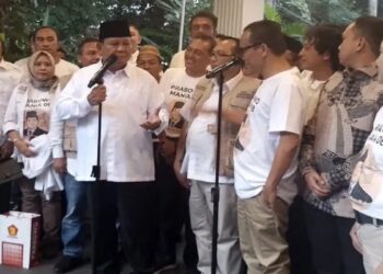 Terima Kunjungan Prabowo Mania 08, Prabowo Tegaskan Siap Lanjutkan Kepemimpinan Jokowi