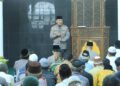 Jumat curhat Kapolda Sumbar di Masjid Jamiatul Huda Katapiang, Kecamatan Kuranji, Kota Padang. (Dok. Humas)