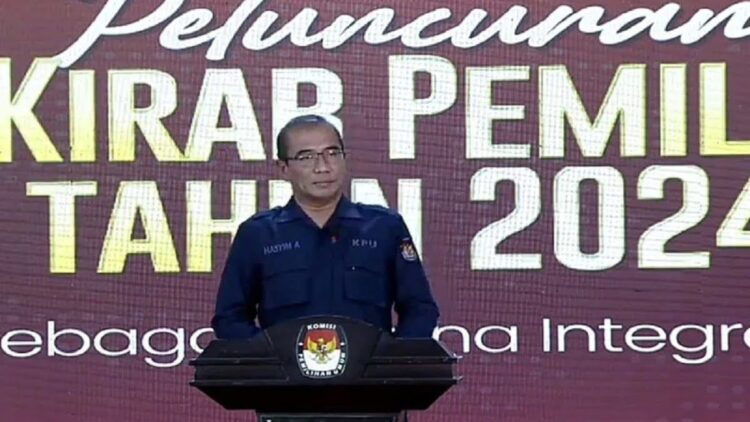 KPU RI Minta Bawaslu Tegur Parpol yang Manfaatkan Politik Identitas untuk Kampanye 1 Ketua Komisi Pemilihan Umum (KPU) RI Hasyim Asy'ari. (ANTARA/Tri Meilani Ameliya)