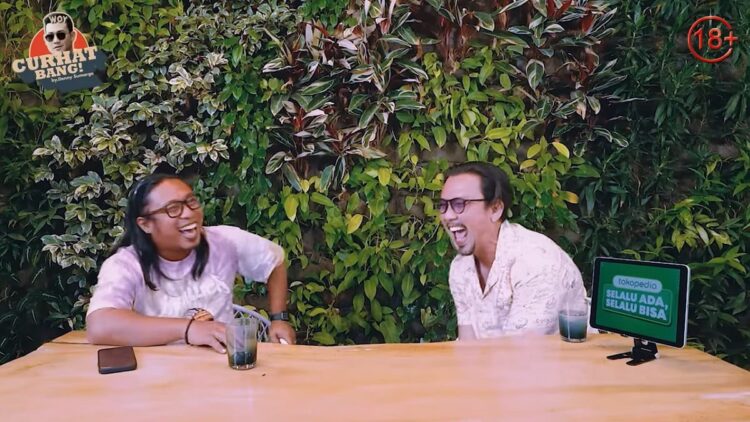 Hadir di Podcast Densu, Komika asal Padang Ini malah Bikin Ketar-ketir 1 Praz Teguh di podcast Denny Sumargo. (Tangkapan Layar)