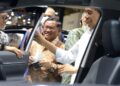 Seskab Pramono Anung mendampingi Presiden Jokowi pada pembukaan Pameran Otomotif IIMS Tahun 2023 di JIEXPO, Convention Center and Theater, Jakarta, Kamis (16/02/2023) pagi. (Foto: Humas Setkab/Rahmat)