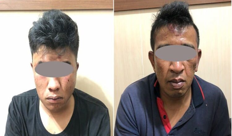 Dua orang spesialis pencurian motor diringkus polisi di Bukittinggi. (Foto: Dok. Polresta Bukittinggi)