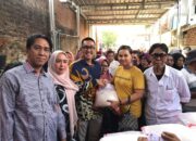 Rachmad Wijaya Berbagi Ribuan Karung Beras jelang HUT Gerindra