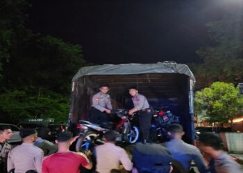 Razia Gabungan Polresta Padang-Ditlantas Polda Sumbar, Puluhan Kendaraan dan Pengendara Diamankan