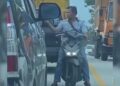 Aksi Pemalakan saat Macet di Limapuluh Kota Viral 7 Aksi tukang palak di Limapuluh Kota viral. (Dok. Istimewa)