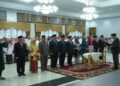 Bongkar Pasang Kepala OPD Pemprov Sumbar, Al Amin 'Hijrah' dan Promosi 5 Pelantikan 11 kepala OPD Pemprov Sumbar oleh Gubernur Mahyeldi. (Dok. Humas)