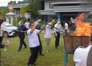 BNNP Sumbar Musnahkan 23,4 Kilogram Ganja dari Tiga Pemuda