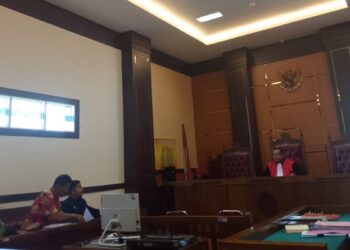 Sidang praperadilan penetapan tersangka dugaan korupsi pembangunan Rusun Sijunjung. (Foto: Dok. Istimewa)