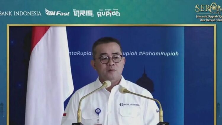 Tangkapan layar - Kepala Departemen Pengelolaan Uang Bank Indonesia Marlison Hakim dalam Semarak Rupiah Ramadhan dan Berkah Idul Ftri 2023, Senin (20/3/2023). ANTARA/Sanya Dinda.