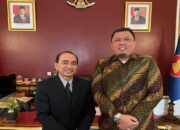 Braditi Moulevey Bertemu Duta Besar RI untuk Prancis