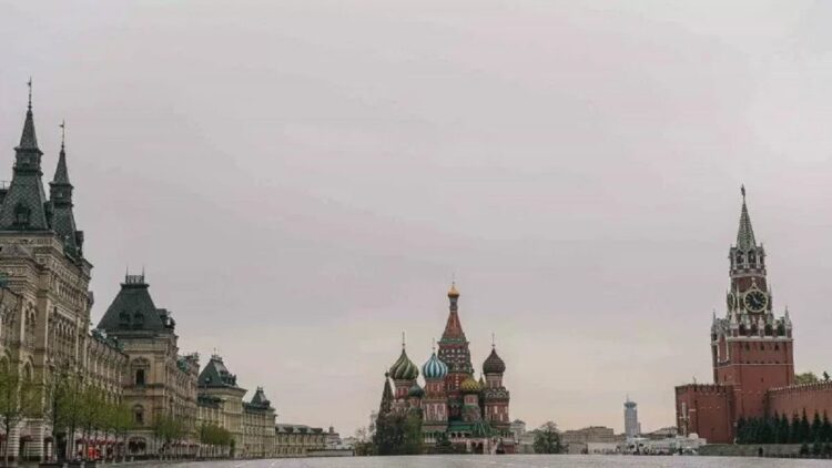 Arsip - Suasana Lapangan Merah di Moskow, Rusia, Senin (4/5/2020). ANTARA FOTO/Xinhua/Evgeny Sinitsyn/wsj.