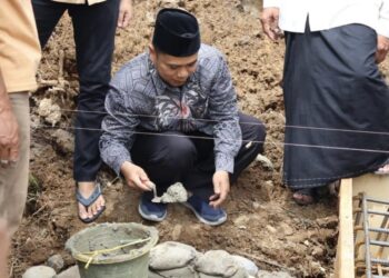 Mulyadi Muslim Letakkan Batu Pertama Pondok Tadabbur Al Qur’an di Kuranji Padang