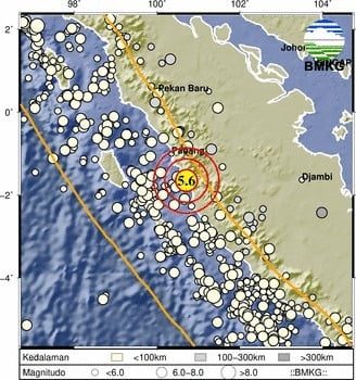 Kata BMKG Pascagempa Guncang Padang dan Sekitarnya pada Kamis Pagi 1 Gempa bumi guncang pagi tadi. (Foto: Dok. Istimewa)