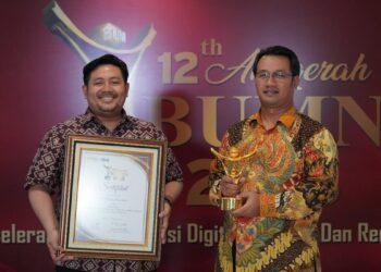 Buktikan Keunggulan dalam Pengelolaan SDM, Elnusa Petrofin Raih Penghargaan di Ajang Anugerah BUMN 2023. (Dok. Elnusa)