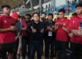 Ketum Erick Thohir bersama pemain Timnas dan jajaran PSSI berdoa agar Piala Dunia U-20 berjalan lancar. (Dok. Istimewa)