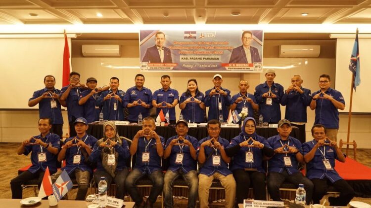 6 Ketua DPC Partai Demokrat Terpilih Tunggu Hasil Fit and Propert Test, Ini Daftar Namanya 1 Pemilihan enam ketua DPC Partai Demokrat di Sumbar. (Foto: Dok. Istimewa)