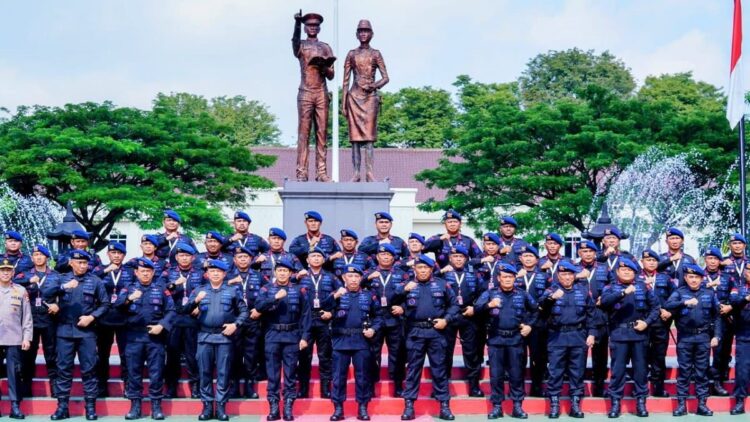 Buka Rakernis Brimob, Kapolri: Amankan Agenda Nasional Hingga Internasional 1 Kapolri di Rakernis Brimob. (Dok. Divhumas)