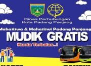 Kabar Gembira! Pemko Fasilitasi Mudik Gratis bagi Mahasiswa Padangpanjang di Pulau Jawa