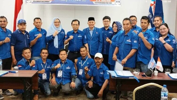 DPC Partai Demokrat Pasaman menggelar Muscab dan Wakil Bupati Pasaman terpilih aklamasi sebagai Ketua DPC Pasaman (ANTARA/HO Demokrat Pasaman)